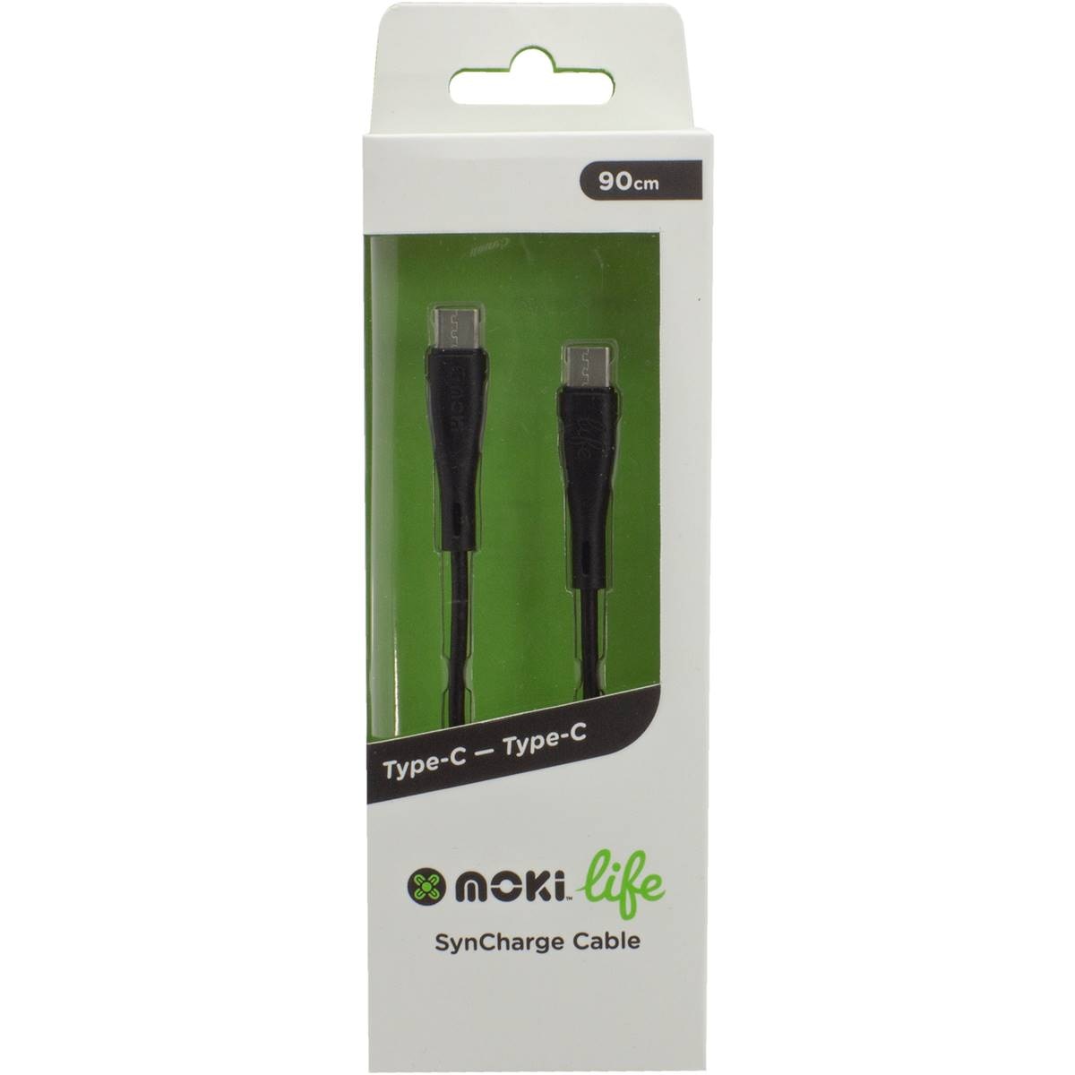 moki-life-type-c-to-type-c-syncharge-cable-90cm-each-woolworths