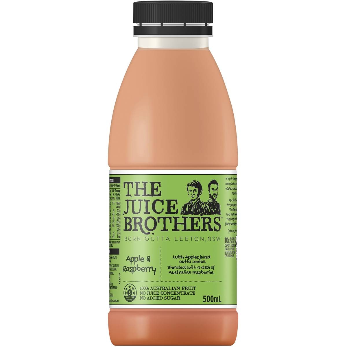 The Juice Brothers Apple & Raspberry 500ml Woolworths