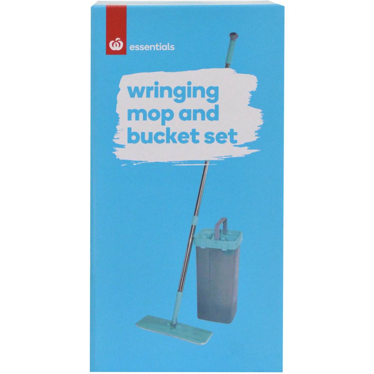 Essentials Wring Mop & Bucket Set Each Woolworths
