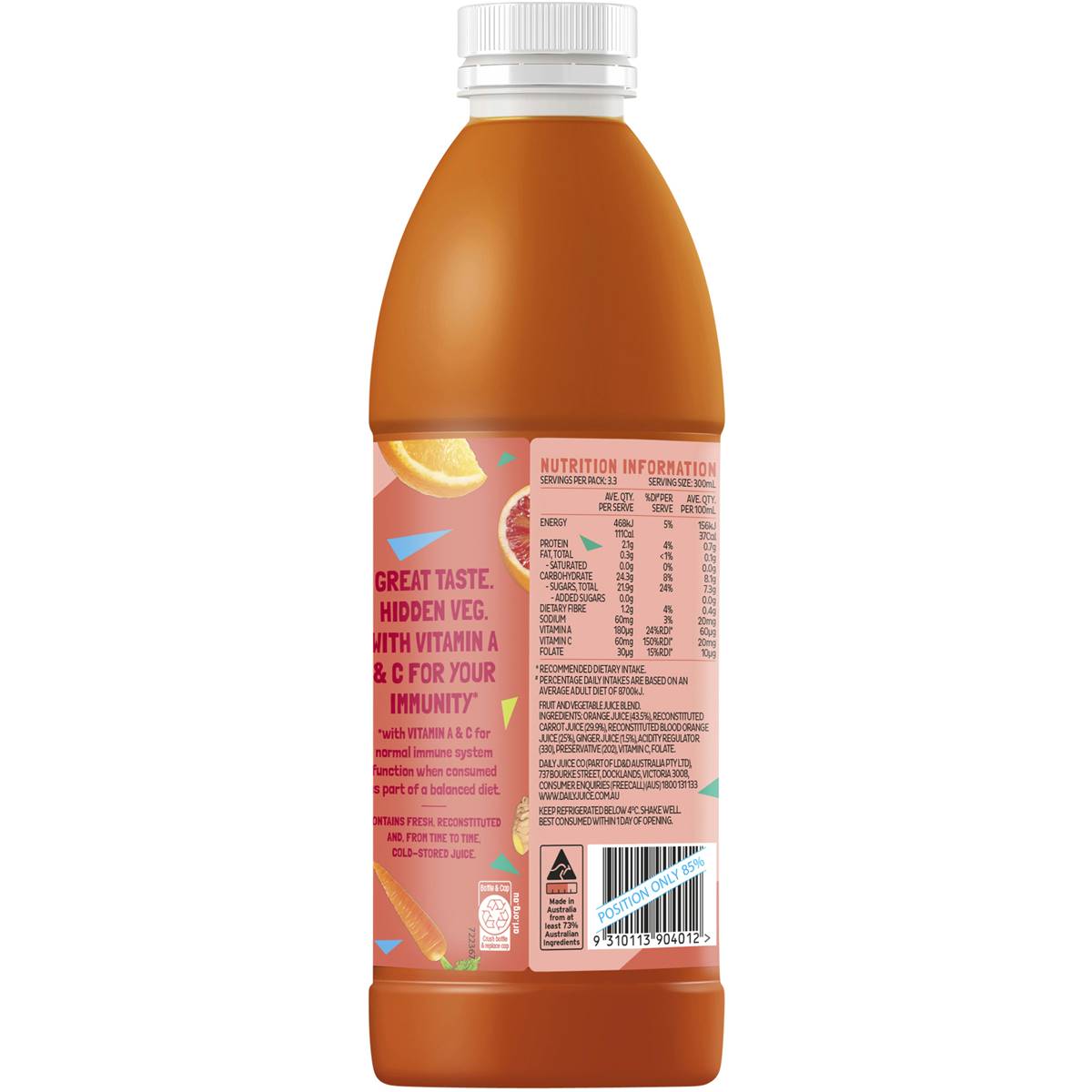 Daily Juice Co Nourish Immunity 1l Woolworths