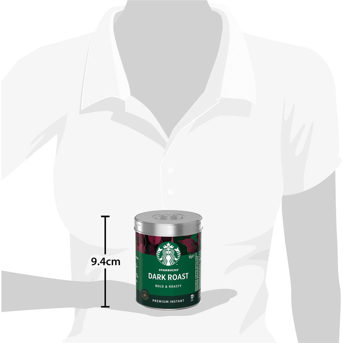 Nescafe Starbucks Dark Roast Premium Instant Coffee 90g Woolworths