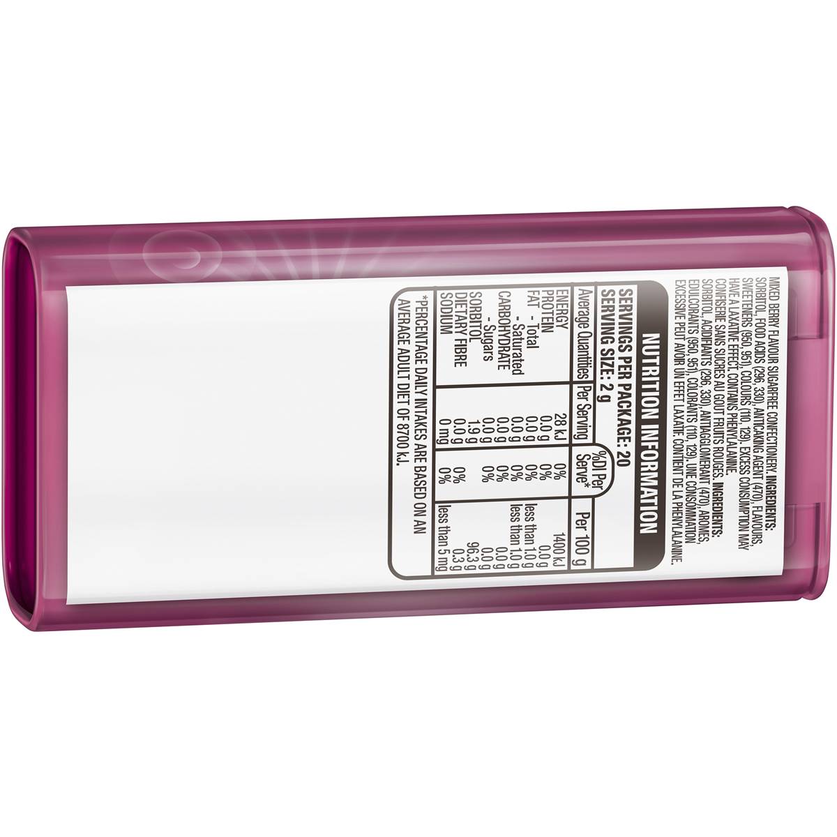 Eclipse Mixed Berry Mints 40g Woolworths
