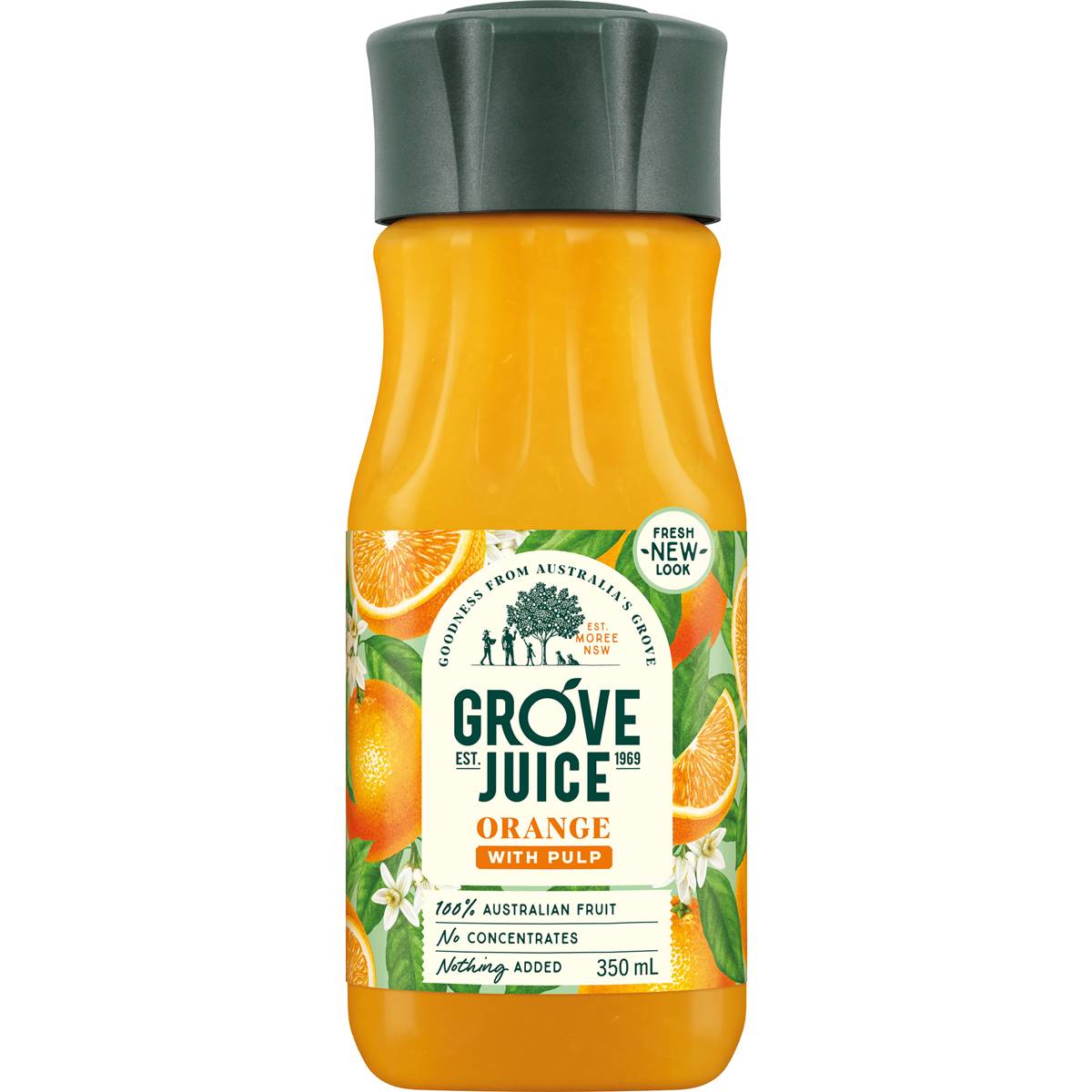 Grove Juice Signature Cold Pressed Orange Juice With Pulp 350ml Woolworths 