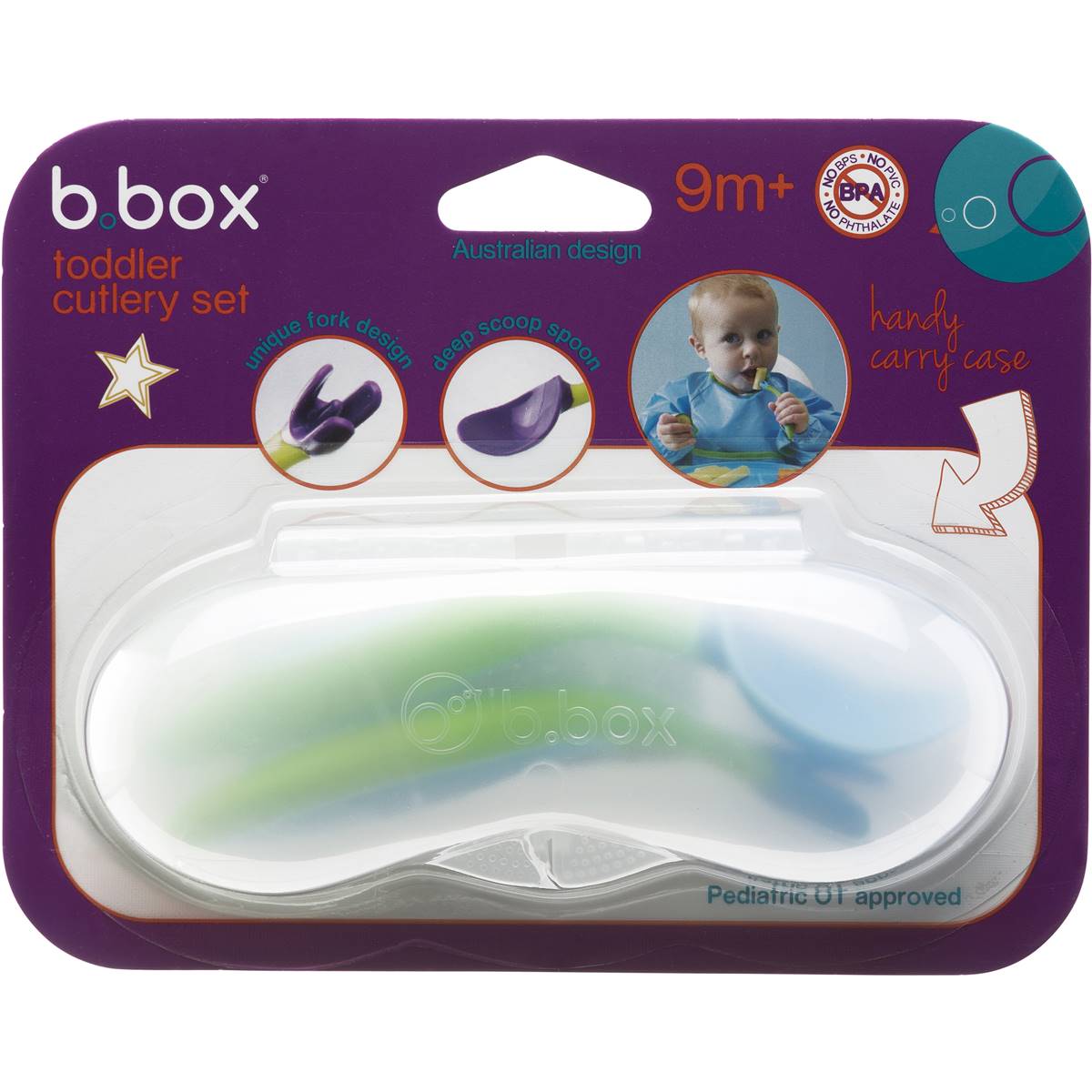 B.box Cutlery Set - Ocean Breeze Each | Woolworths