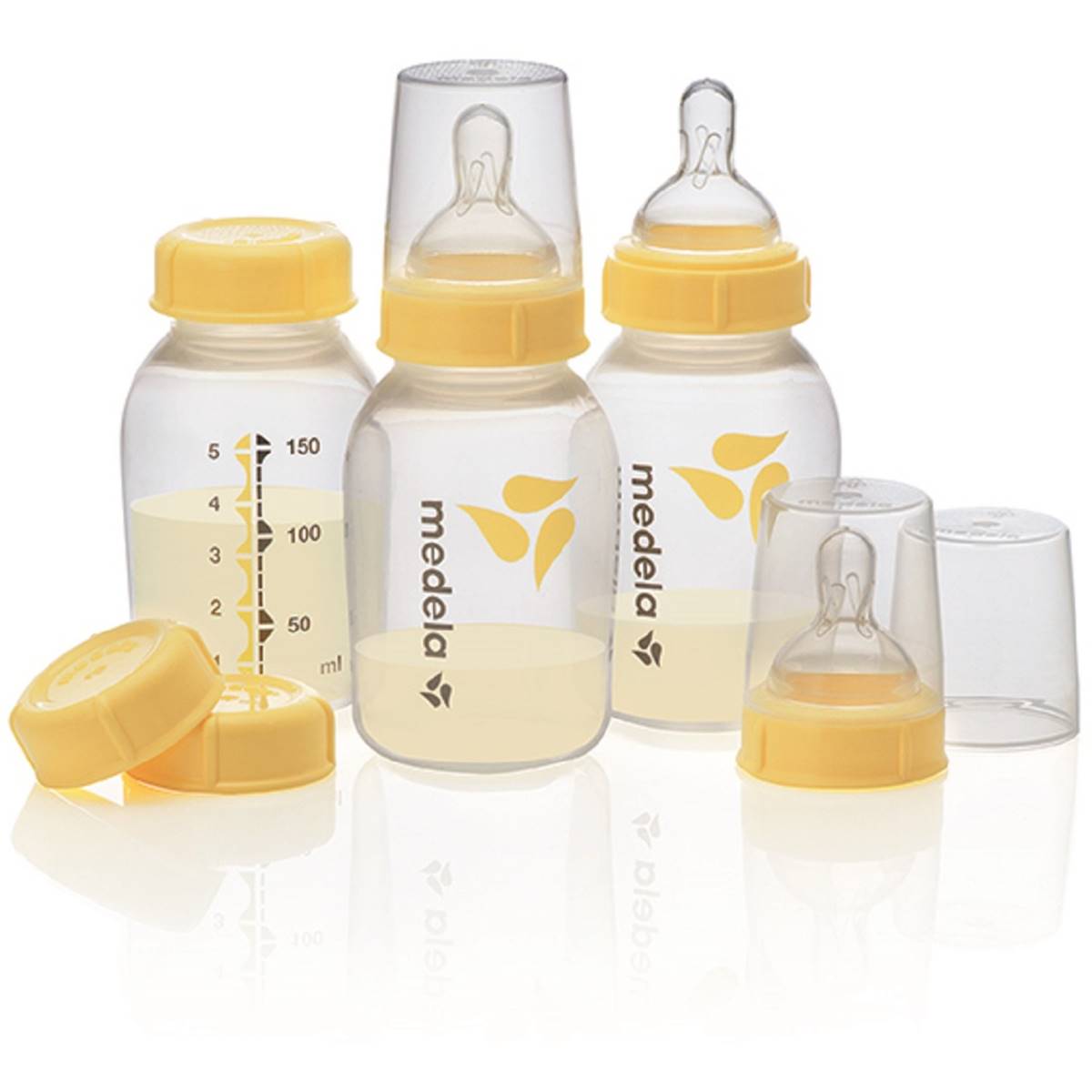 Medela Bottles Wide Base 150ml 3 Pack Woolworths