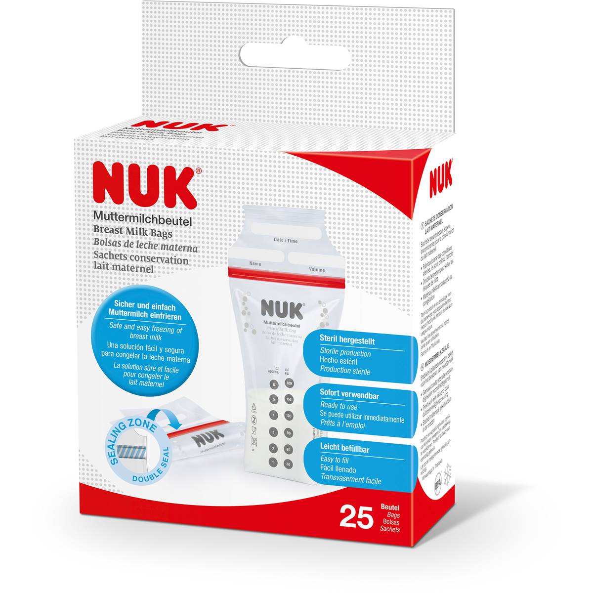 Nuk Breast Milk Bags
