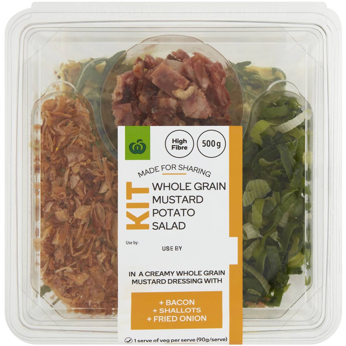 Woolworths Whole Grain Mustard Potato Salad 500g Woolworths