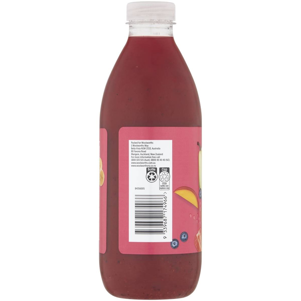 Woolworths Berry Smoothie 1l Woolworths