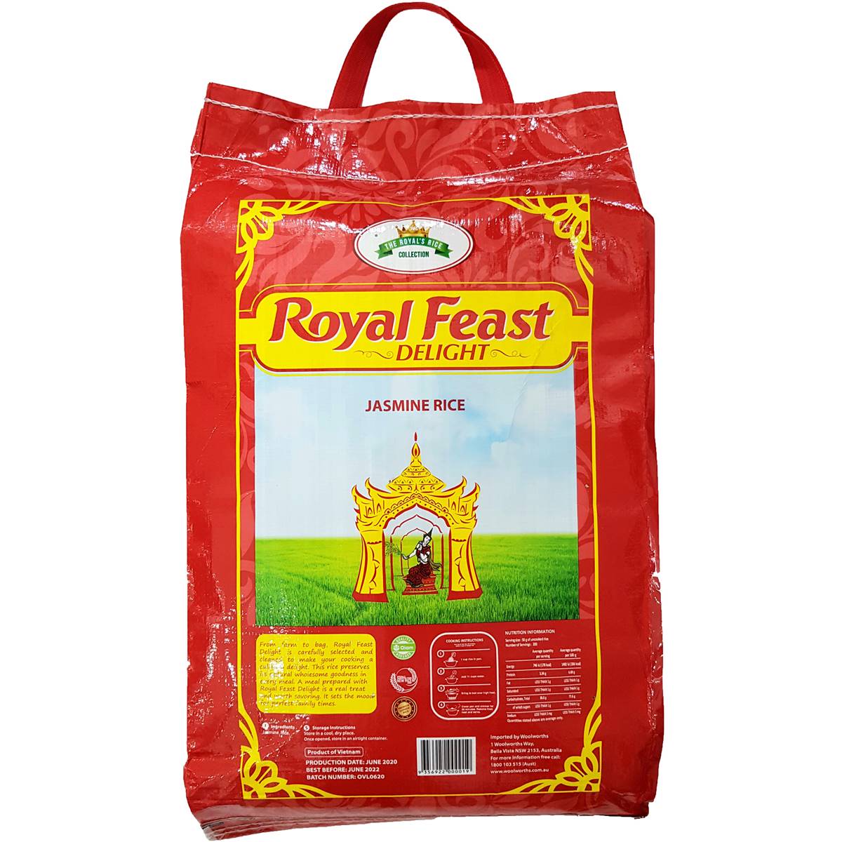 Royal Feast Jasmine Rice 10kg | Woolworths