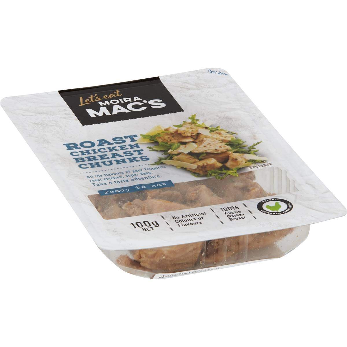 Moira Mac's Roast Chicken Breast Chunks 100g Woolworths