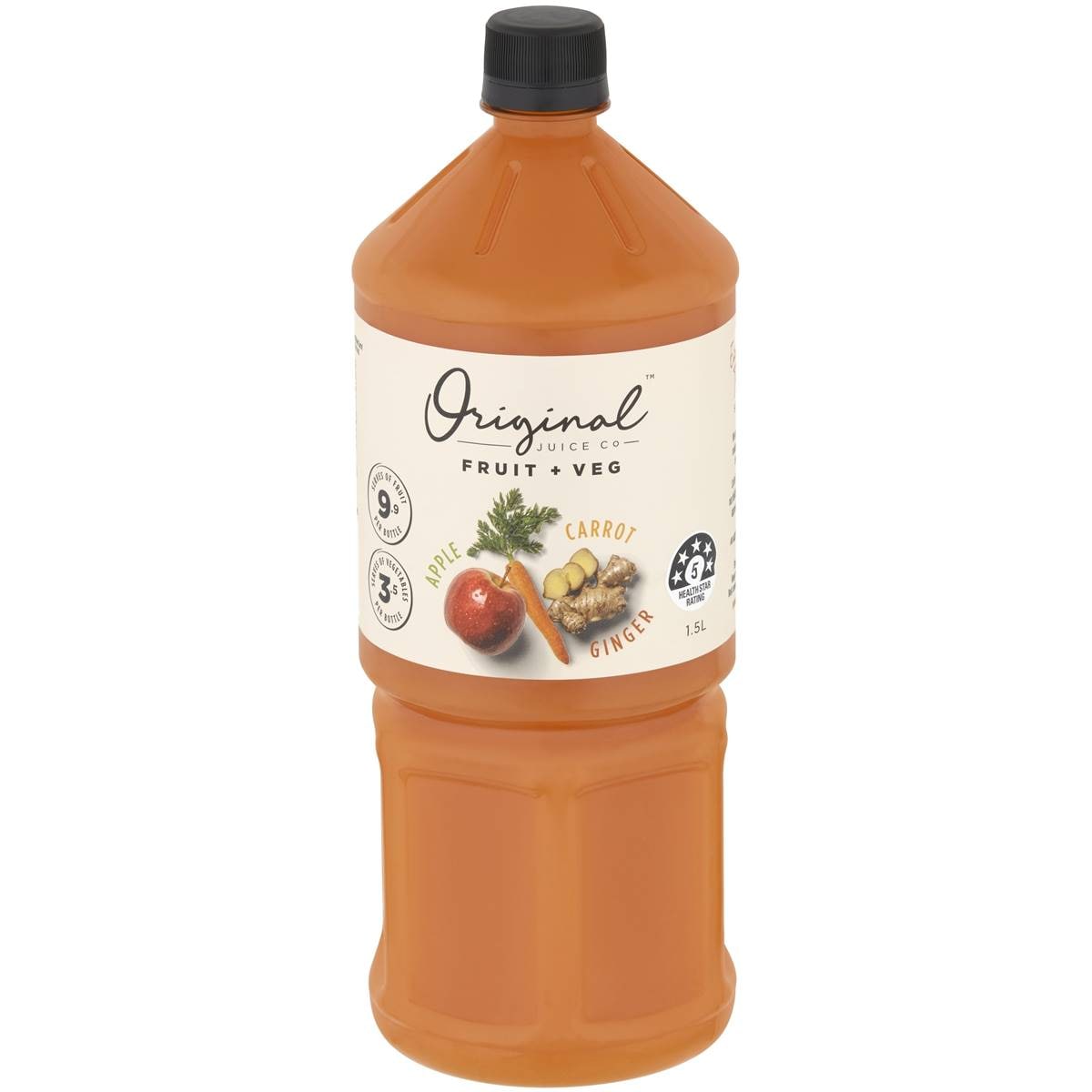 Original Juice Co. Fruit & Veg Apple Carrot & Ginger 1.5l Woolworths