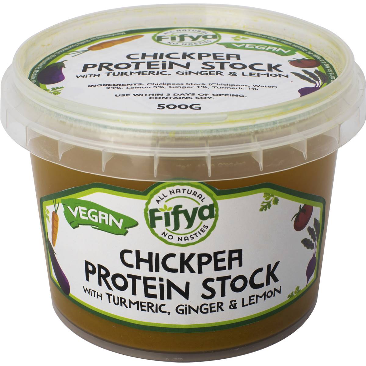 Fifya Chickpea Protein Stock With Turmeric Ginger & Lemon