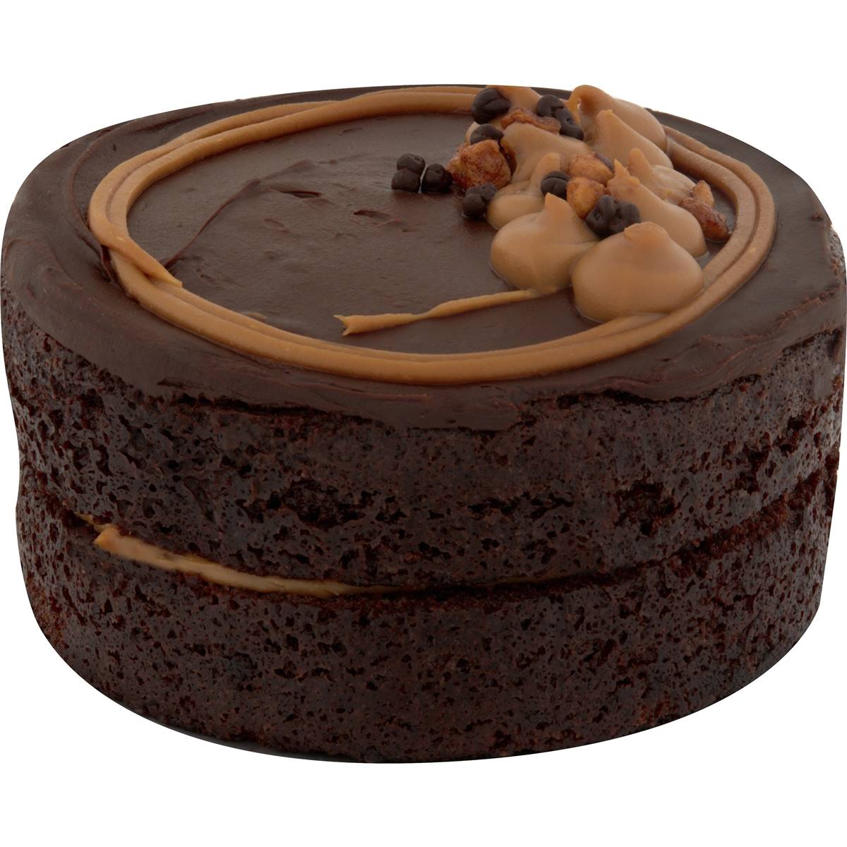 Woolworths Indulgent Chocolate & Caramel Cake 400g Woolworths
