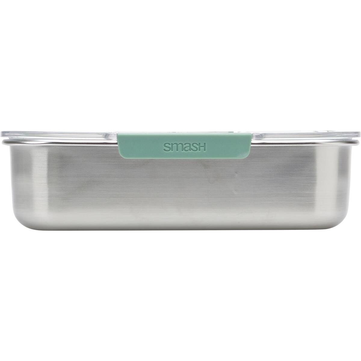 Smash Blue Stainless Steel Bento Box Assorted Each Woolworths