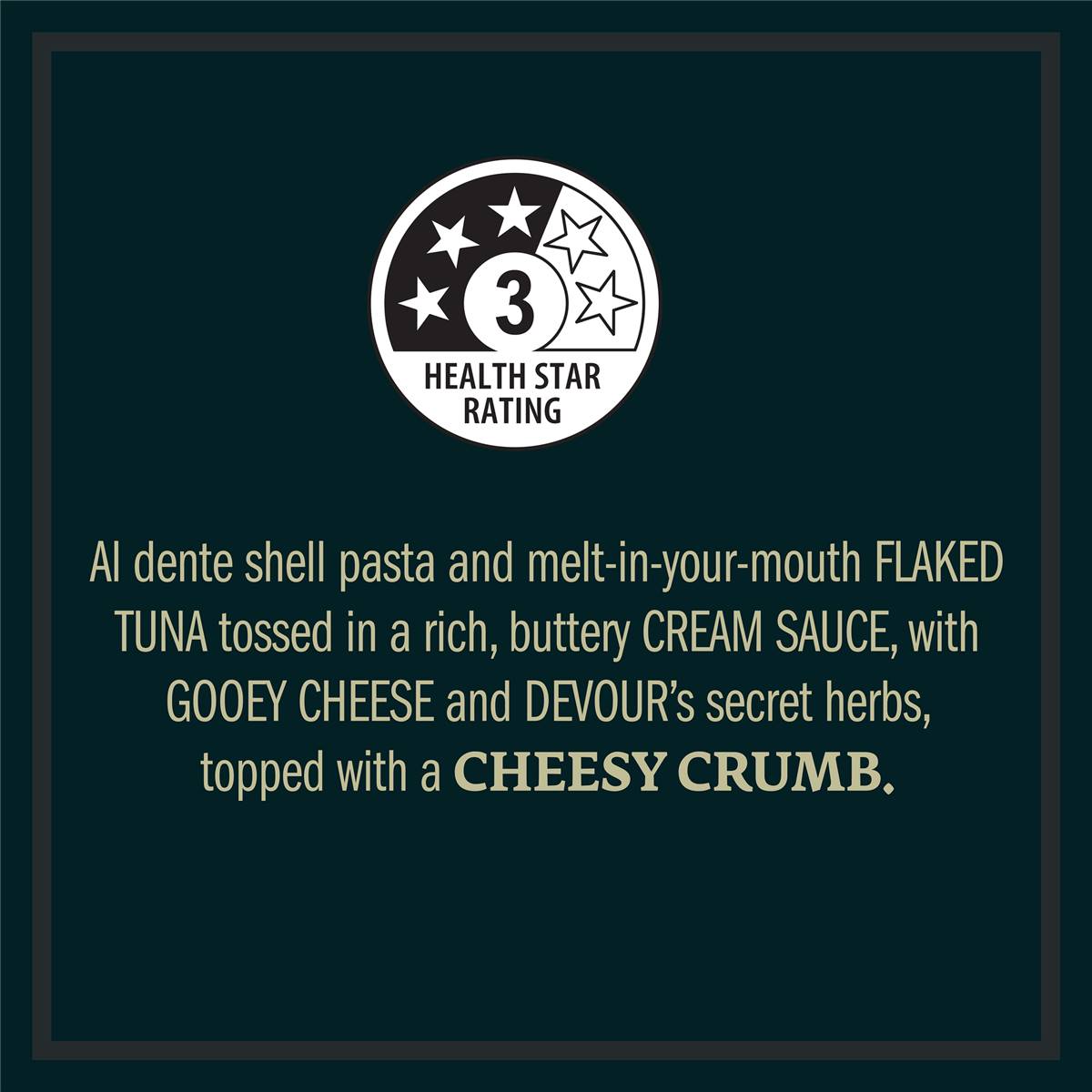 Devour Parmesan Crusted Tuna Melt Frozen Mac & Cheese Pasta 400g ...