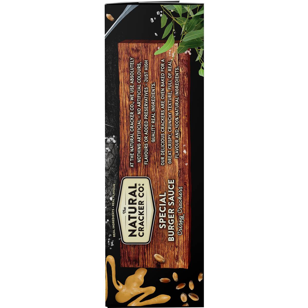 The Natural Cracker Co. Special Burger Sauce Crispy Crackers 160g