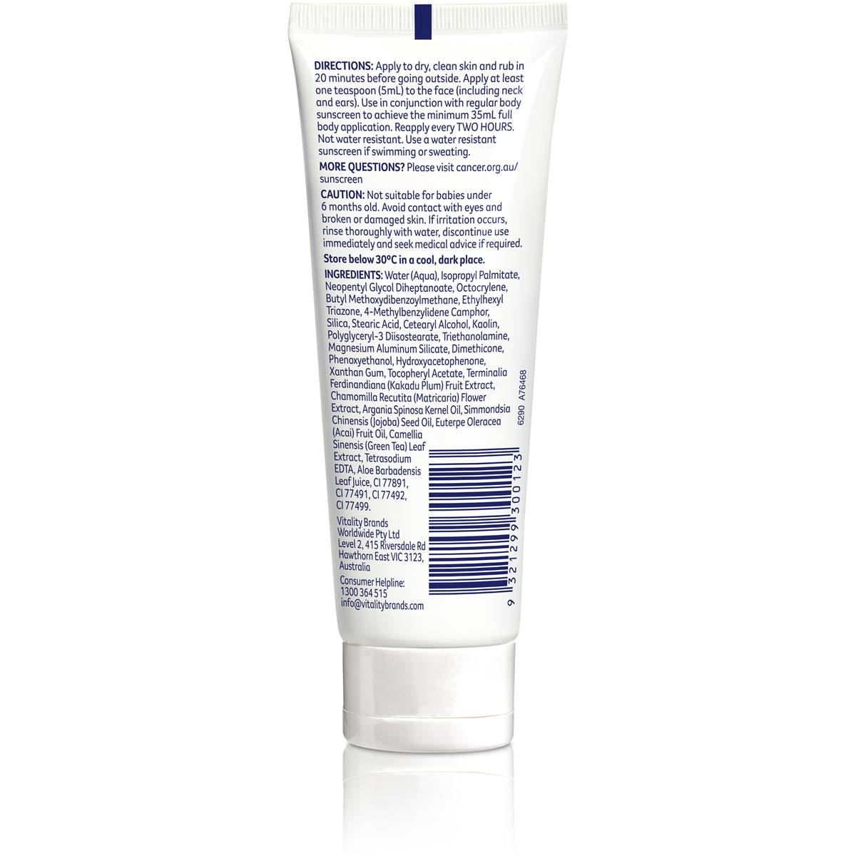 Cancer Council Bb Cream Matte Medium Light Tint 50ml Woolworths
