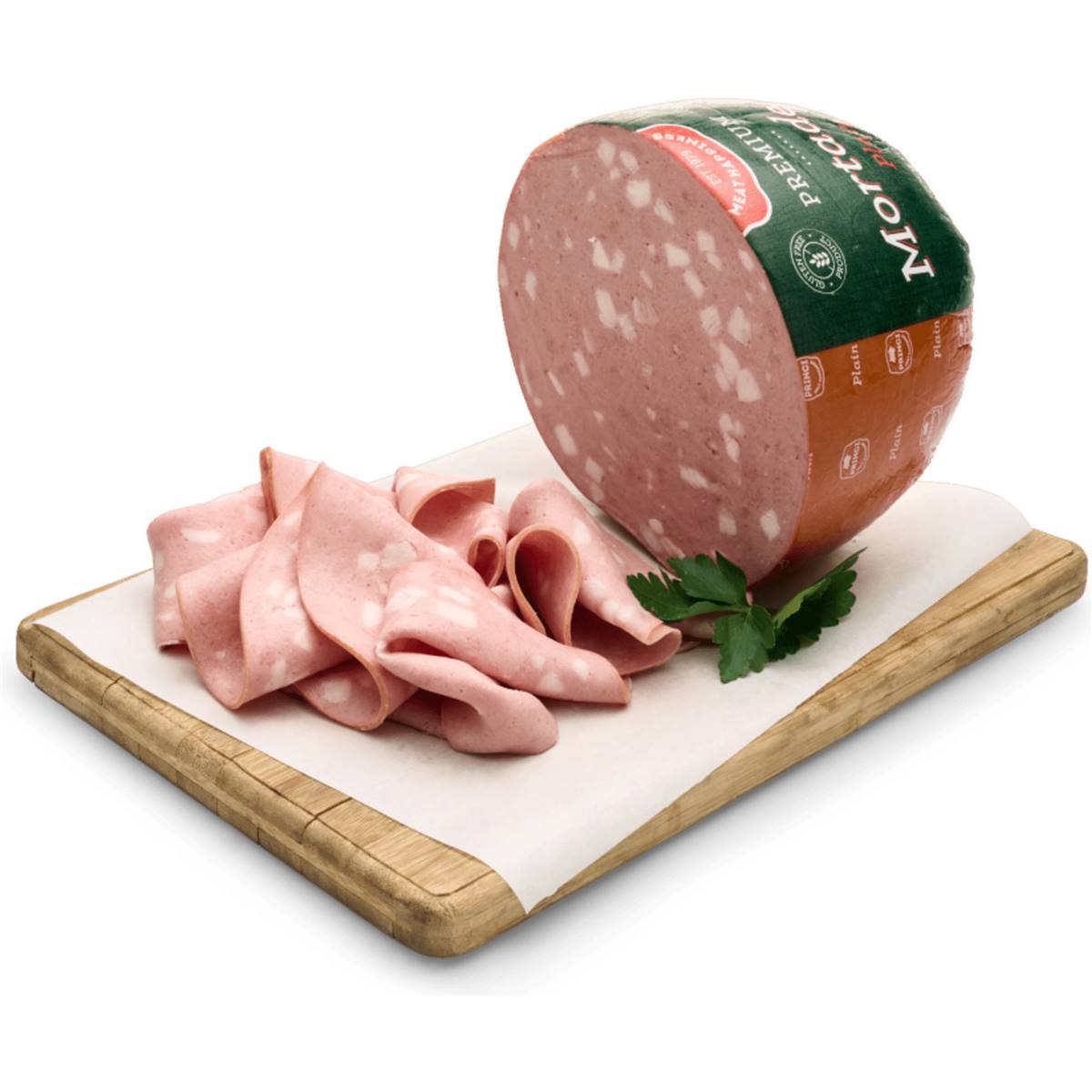 Princi Plain Mortadella Shaved From The Deli per 100g