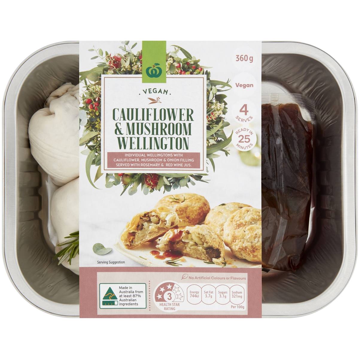 Woolworths Cauliflower & Mushroom Wellington