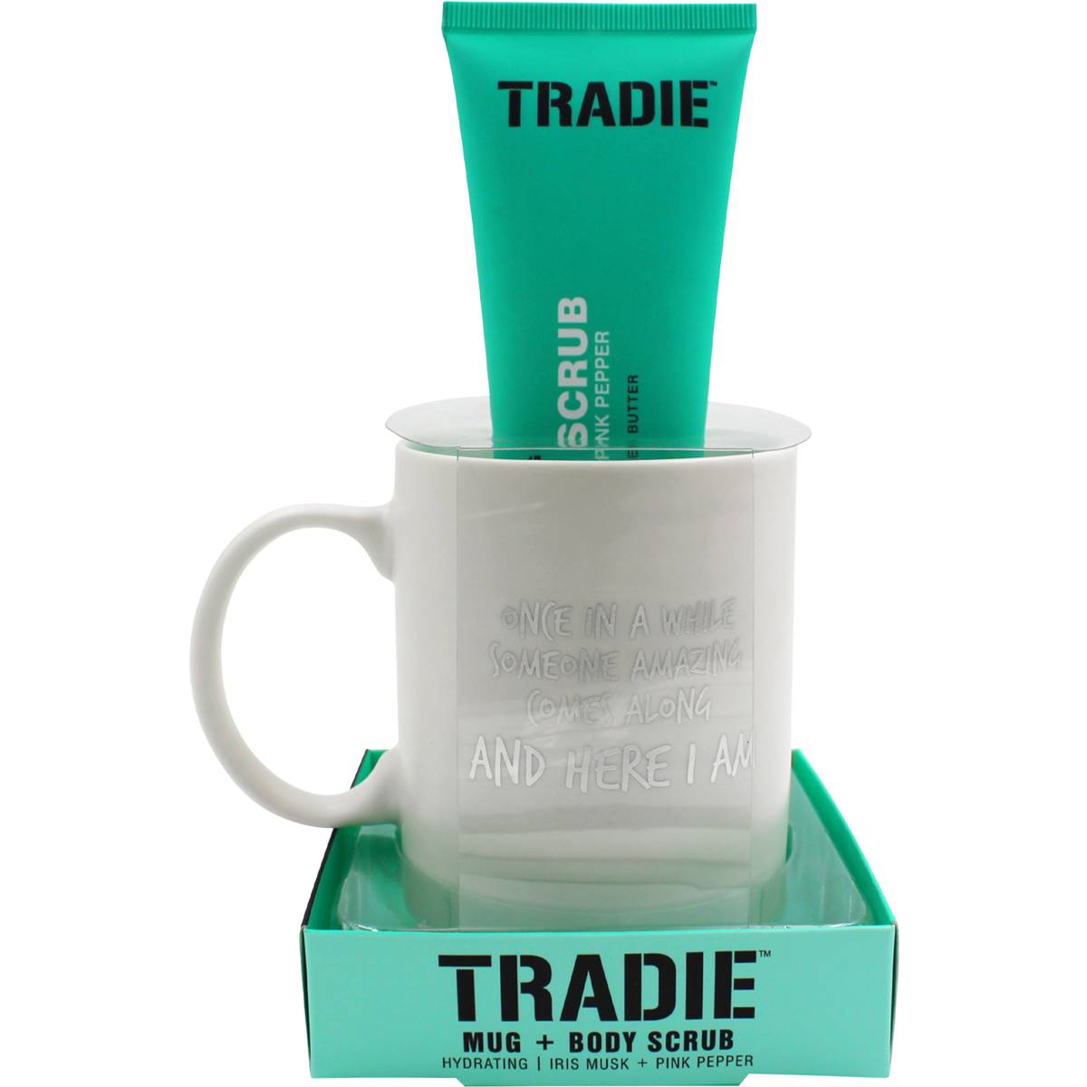 Tradie Mug With Body Scrub Assorted Each Woolworths