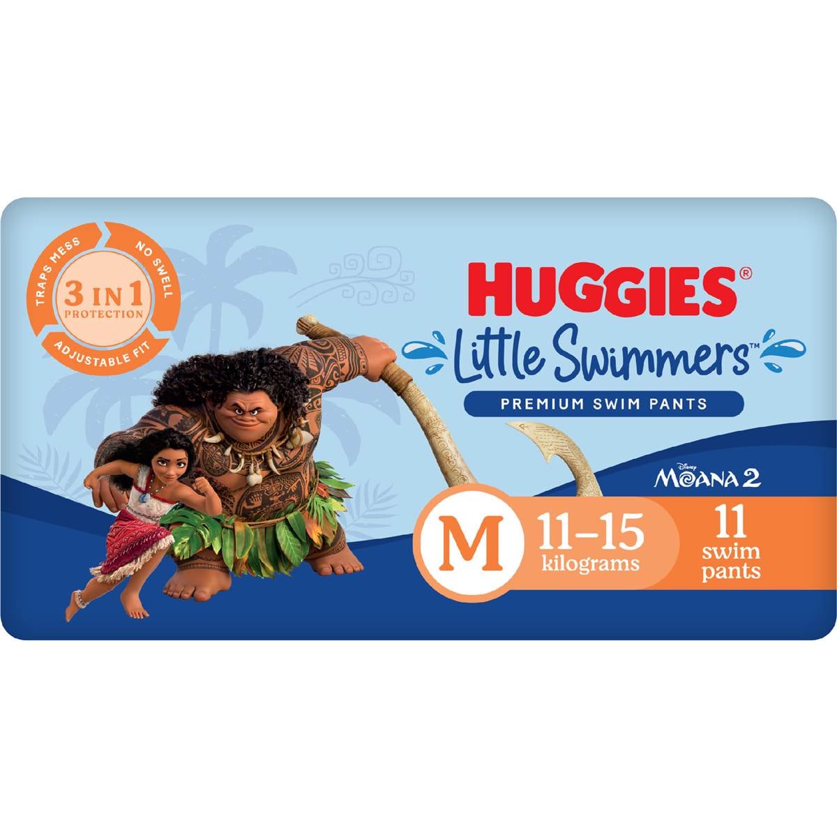 Huggies Little Swimmers Disposable Swim Nappies Medium (1115kg) 11