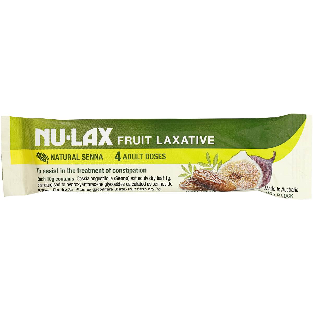 Nulax Laxatives Orchard Fruit Bar 40g Woolworths