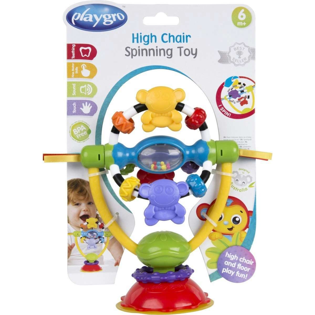 Playgro High Chair Spinning Toy 