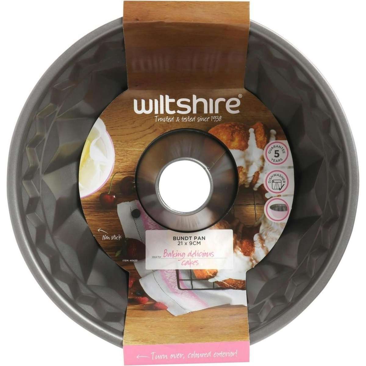 Wiltshire Bundt Pan 23cm Pink Woolworths