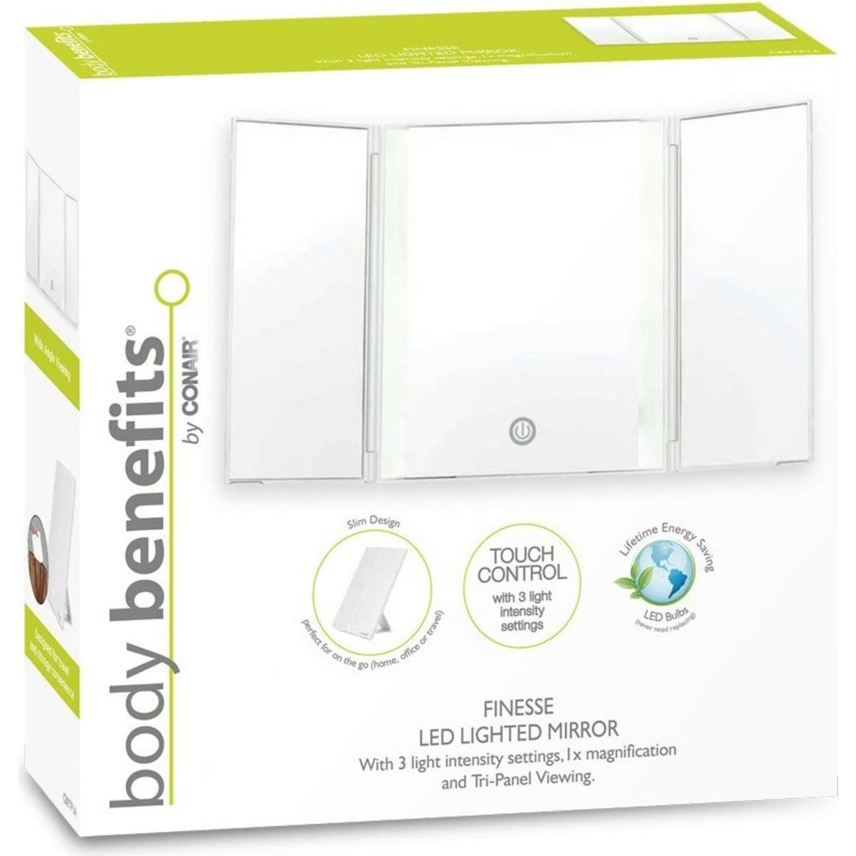 Body Benefits Finesse LED Lighted Mirror Woolworths