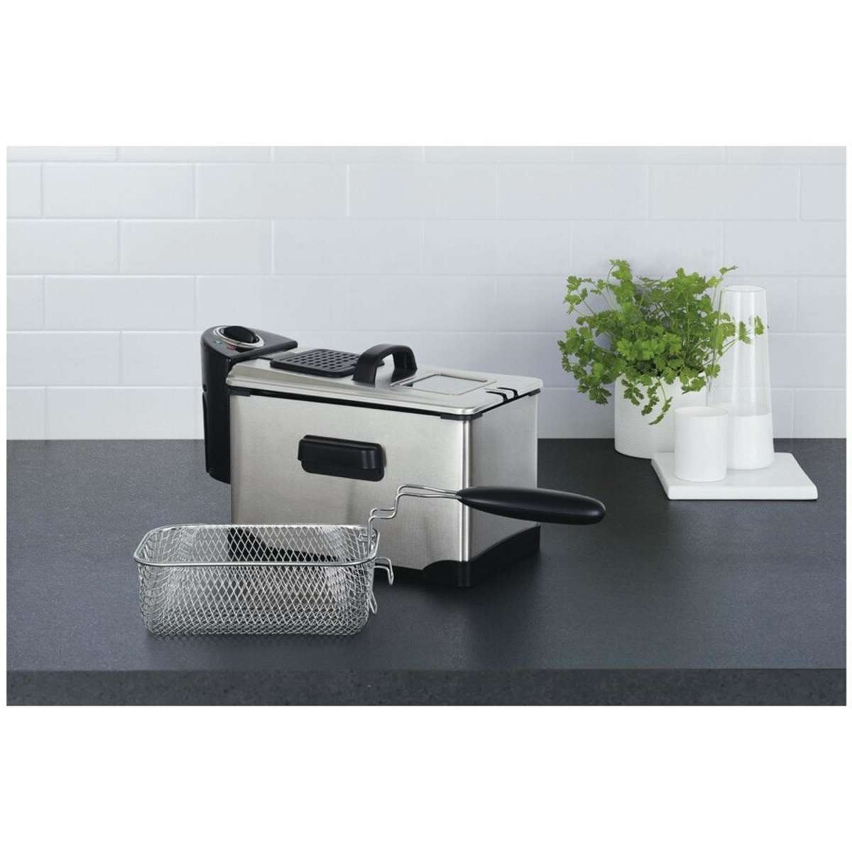 Contempo Deep Fryer 3L Stainless Steel Woolworths