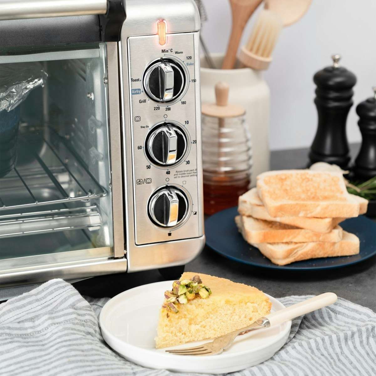 Russell Hobbs Air Fry Crisp 'n Bake Toaster Oven RHTOV25 Woolworths