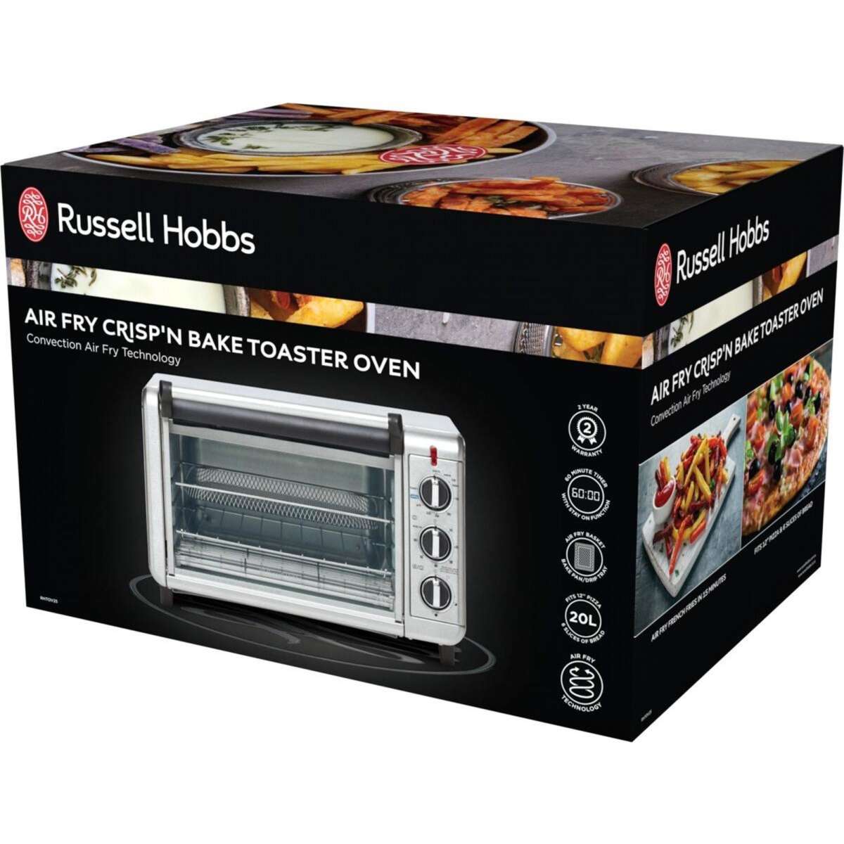 Russell Hobbs Air Fry Crisp 'n Bake Toaster Oven RHTOV25 Woolworths