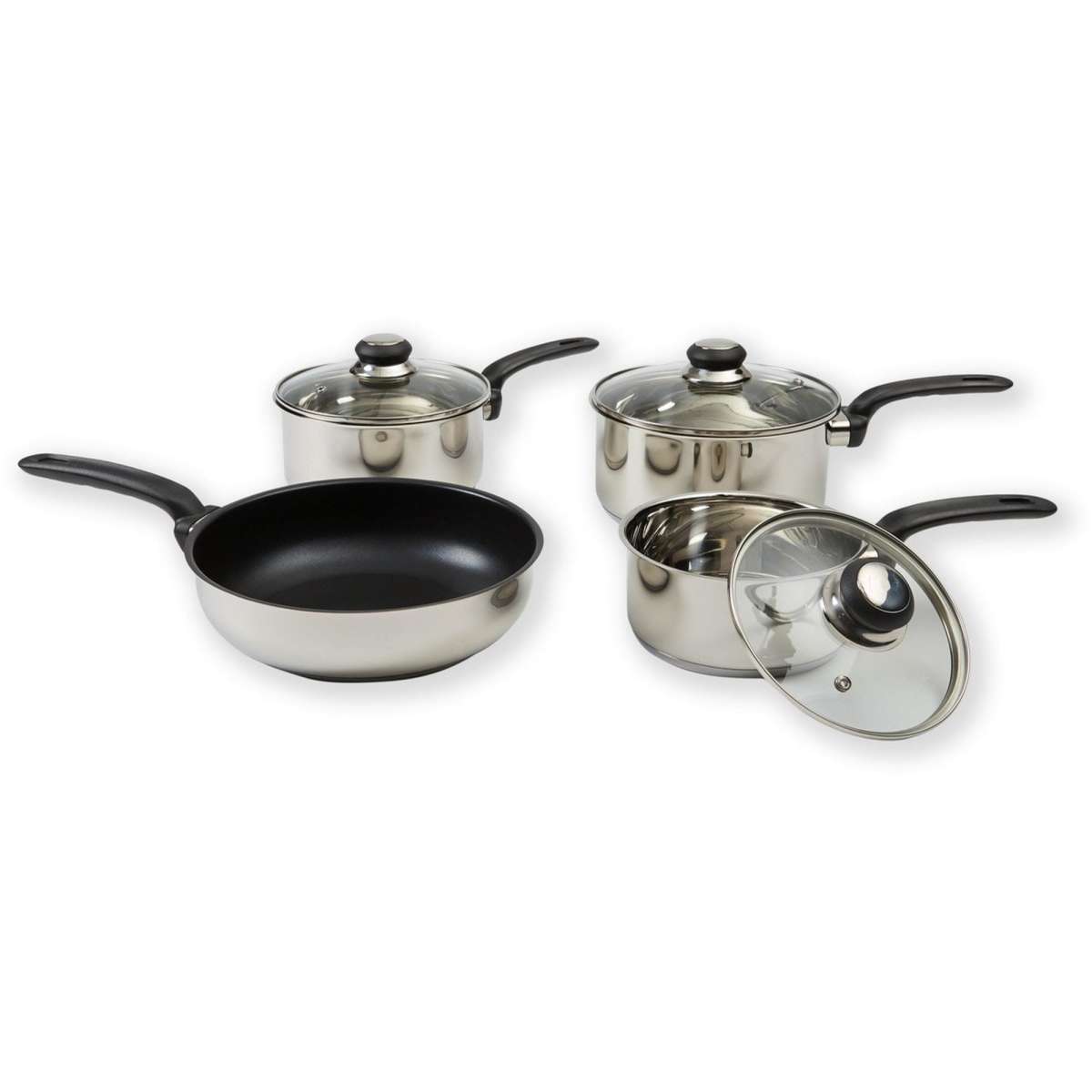 Wiltshire Classic Stainless Steel 4Piece Cookware Set Woolworths