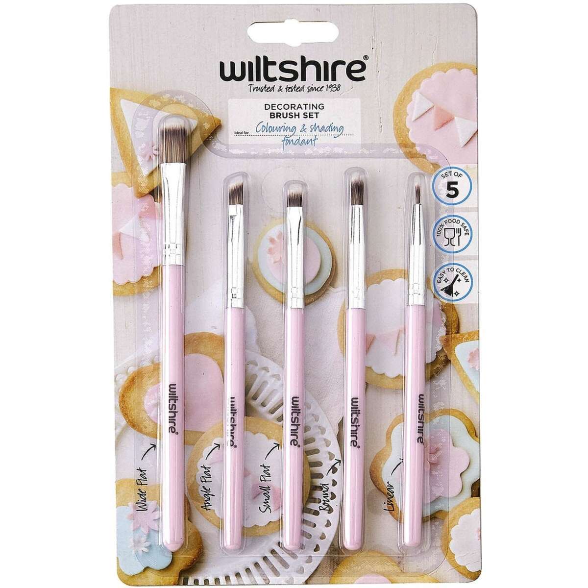 Wiltshire Decorating Brush Set 5 Pack Woolworths