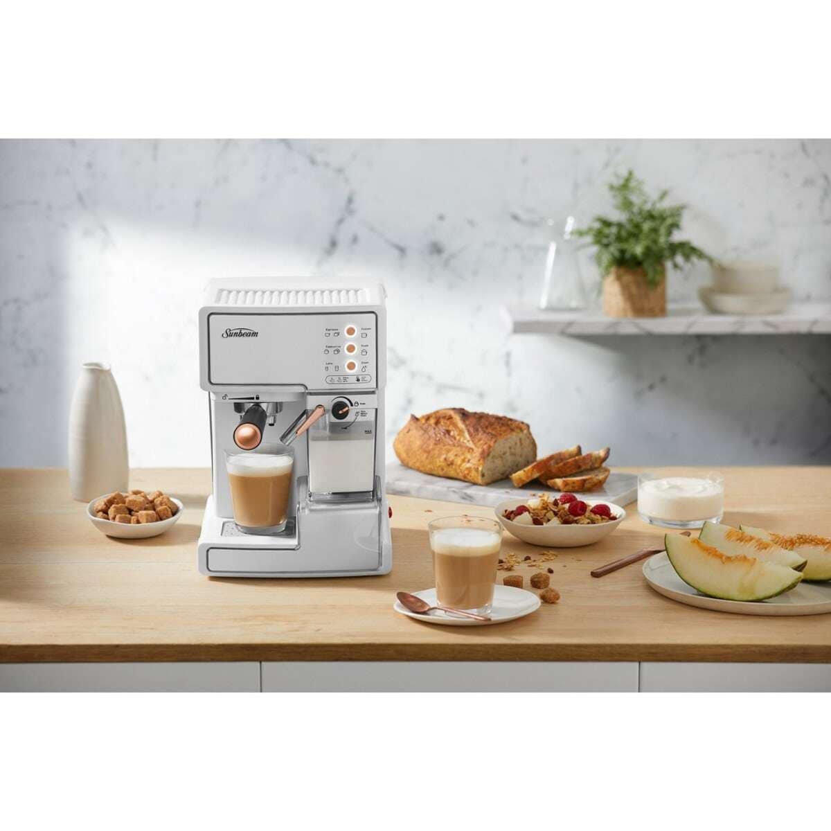 Sunbeam Cafe Barista White EM5000WR Woolworths