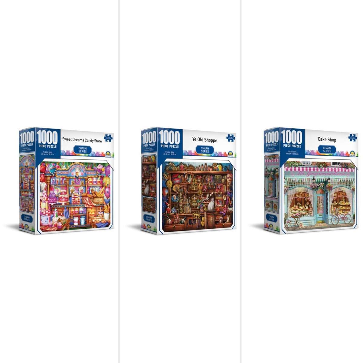 Crown Charm Series Puzzle 1000 Piece Designs may vary Woolworths