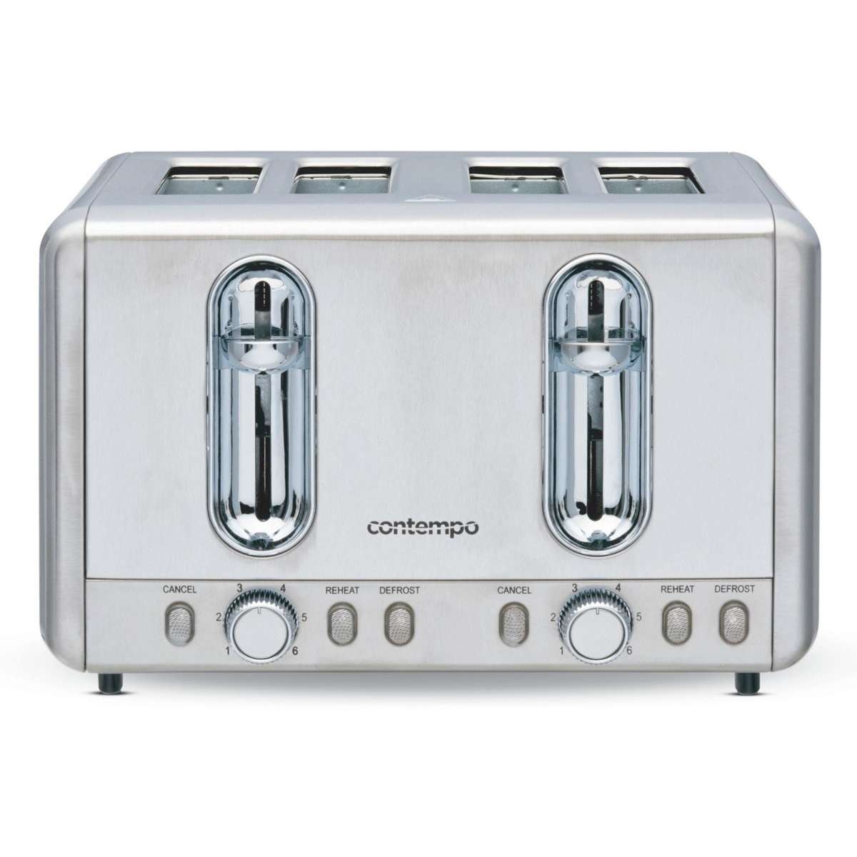 Contempo 4 Slice Toaster Silver Woolworths