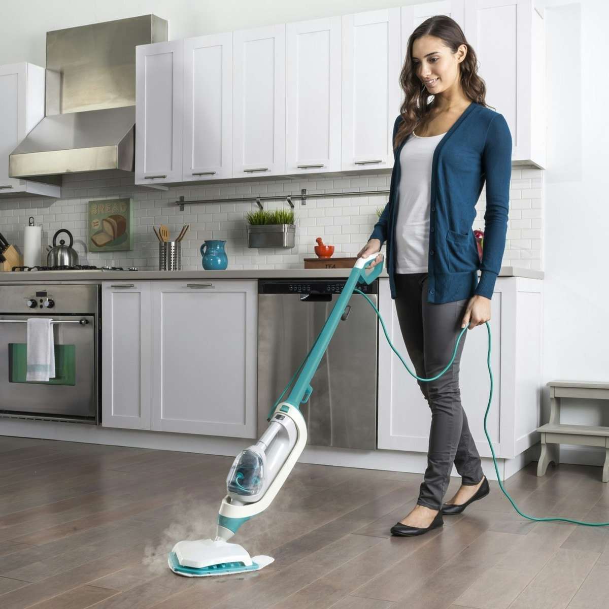 Vax 2in1 Steam Mop White/Blue VACTO20C Woolworths