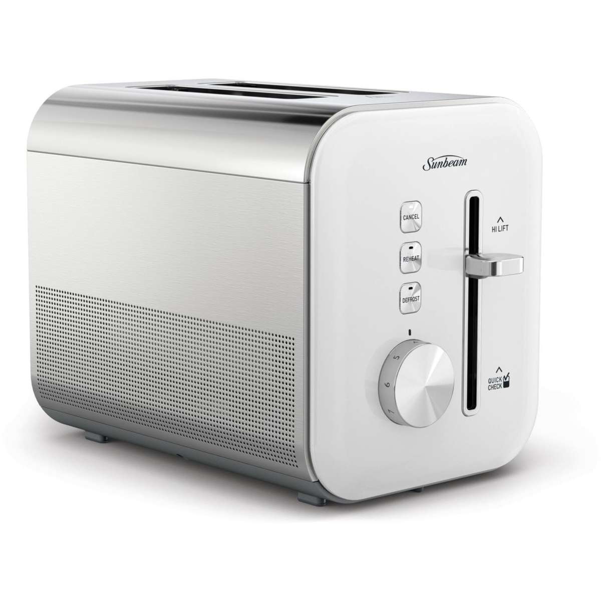 Sunbeam Simply Shine 2 Slice Toaster White Woolworths
