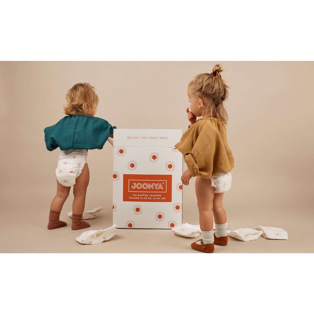 Joonya Nontoxic Baby Nappies Carton Toddler Size 1015 kg 3 x 50 pack