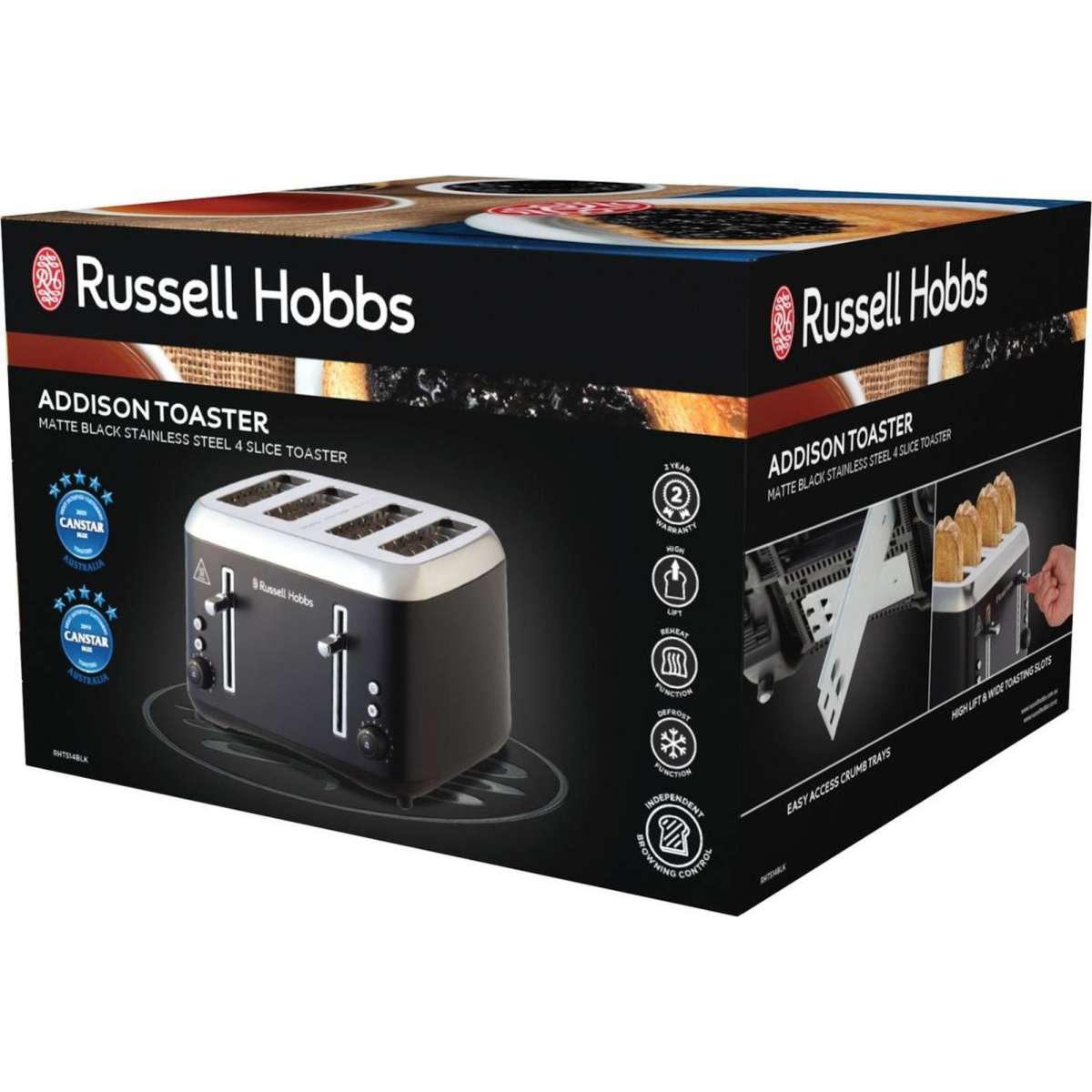Russell Hobbs Addison 4 Slice Toaster Woolworths