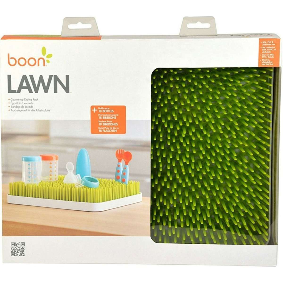 Boon Lawn Countertop Drying Rack Green/White Woolworths