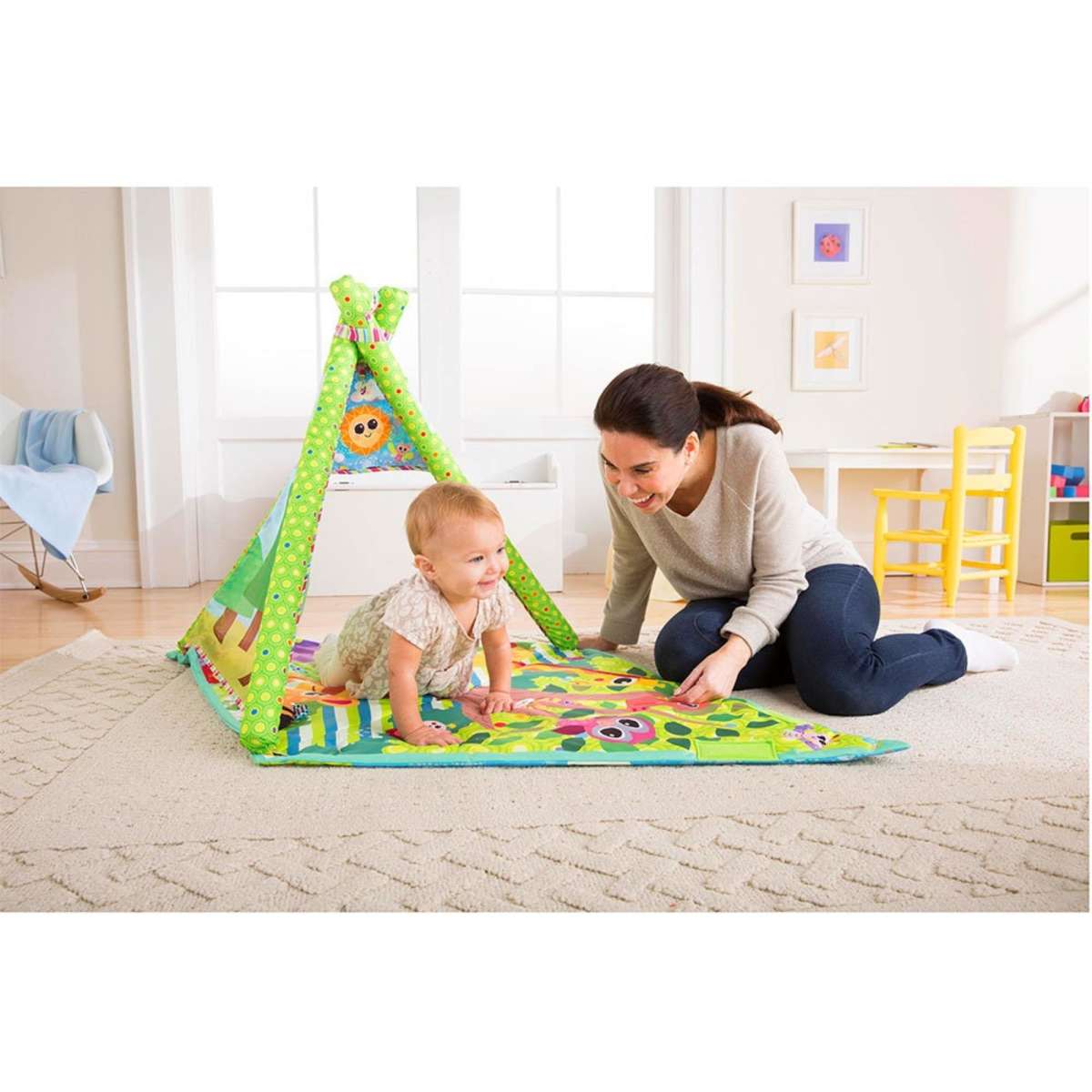 Lamaze 4 in 1 Baby Play Gym Activity Mat Woolworths