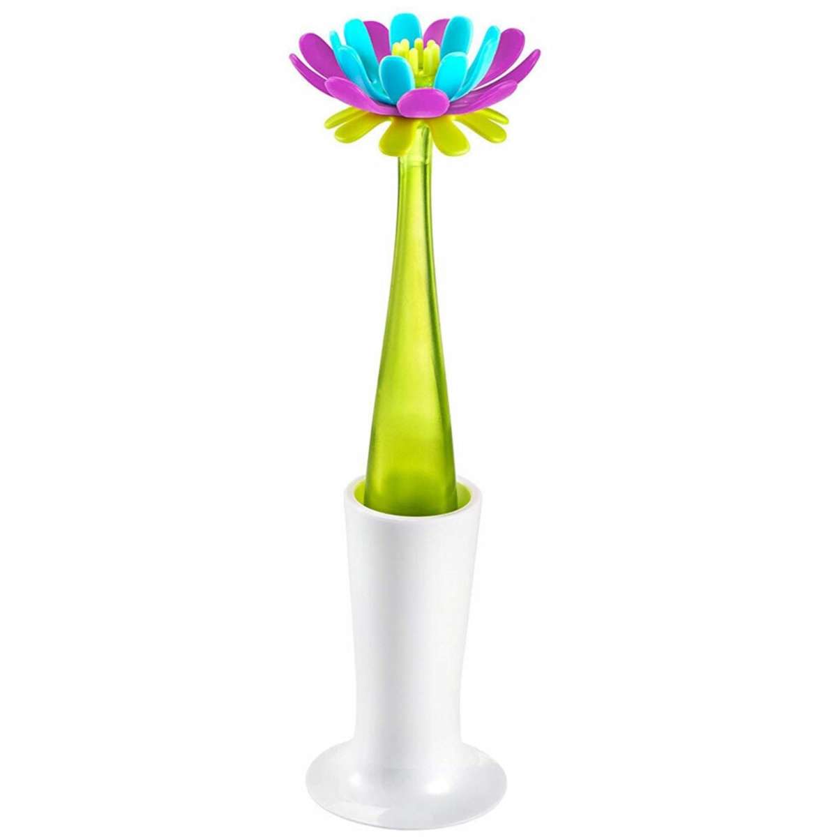 Boon Forb Soap Dispensing Silicone Bottle Brush Woolworths