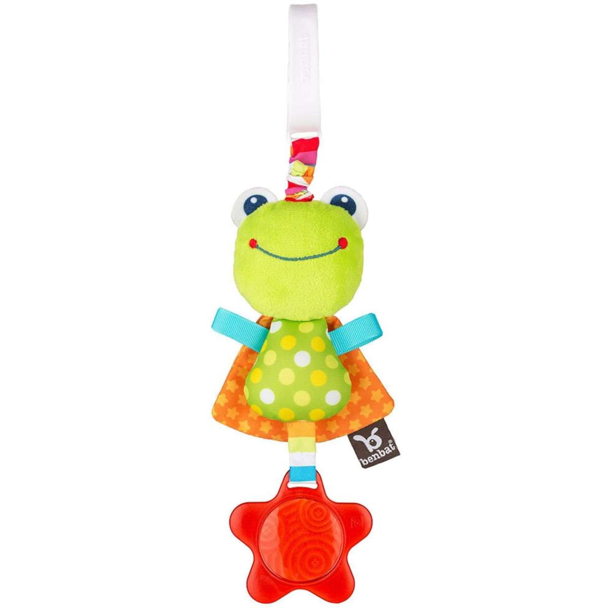 Benbat Dazzle Frog Jitter Toy 