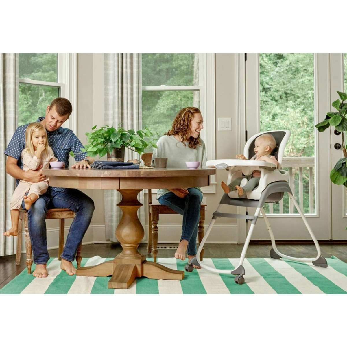 Ingenuity SmartClean Trio 3in1 High Chair Slate Woolworths