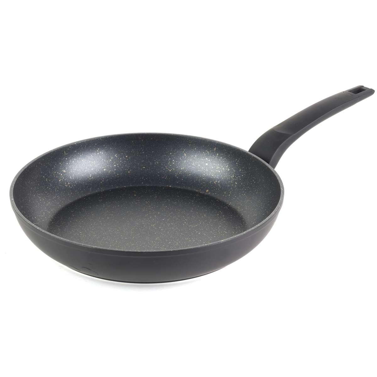 Salter 28cm Marble Frypan Gold Black Non-Stick Forged Aluminium Flat ...