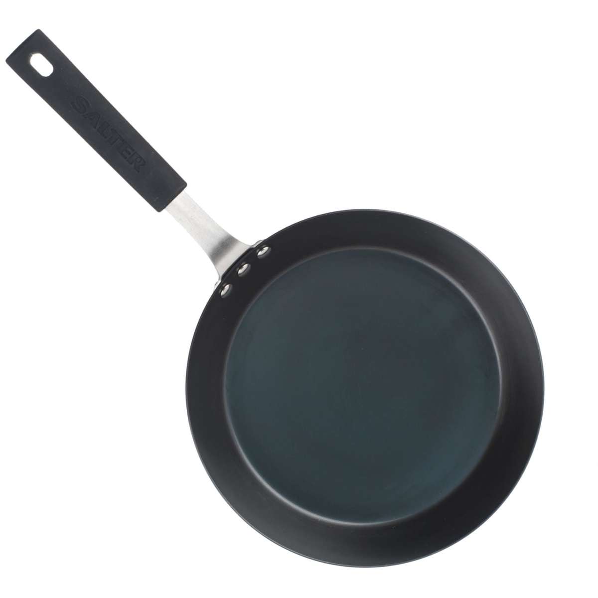 Salter 24cm Pan For Life Fry Pan Black Steel NonStick Dishwasher and Oven Safe Woolworths