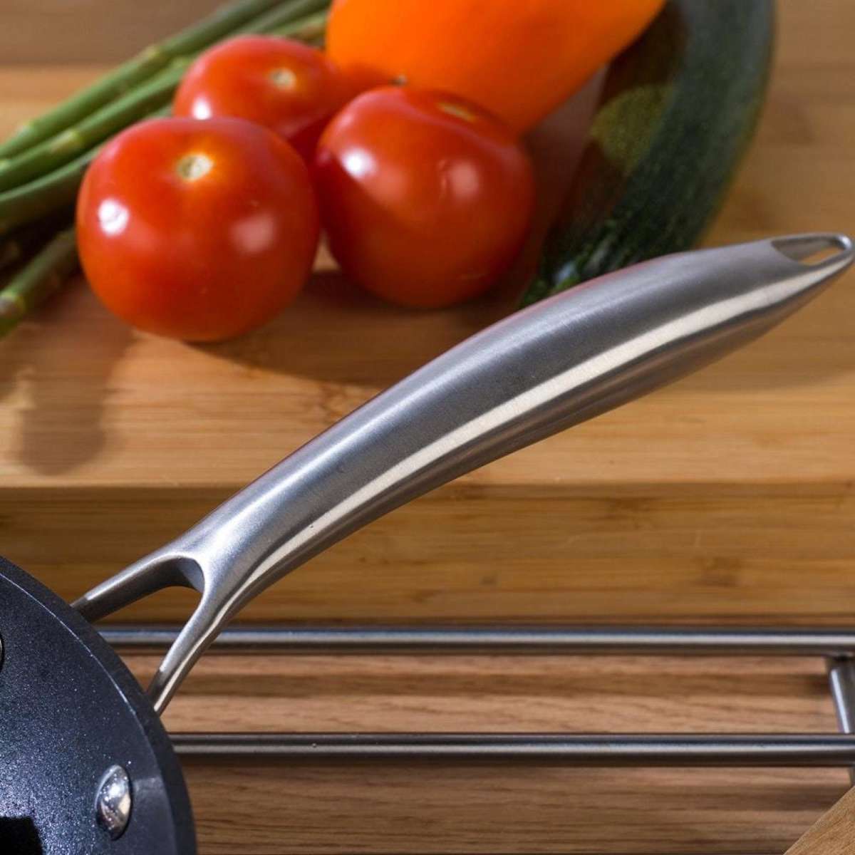 Salter Aluminium Metallic NonStick FryPan 24cm Champagne Dishwasher Safe Woolworths