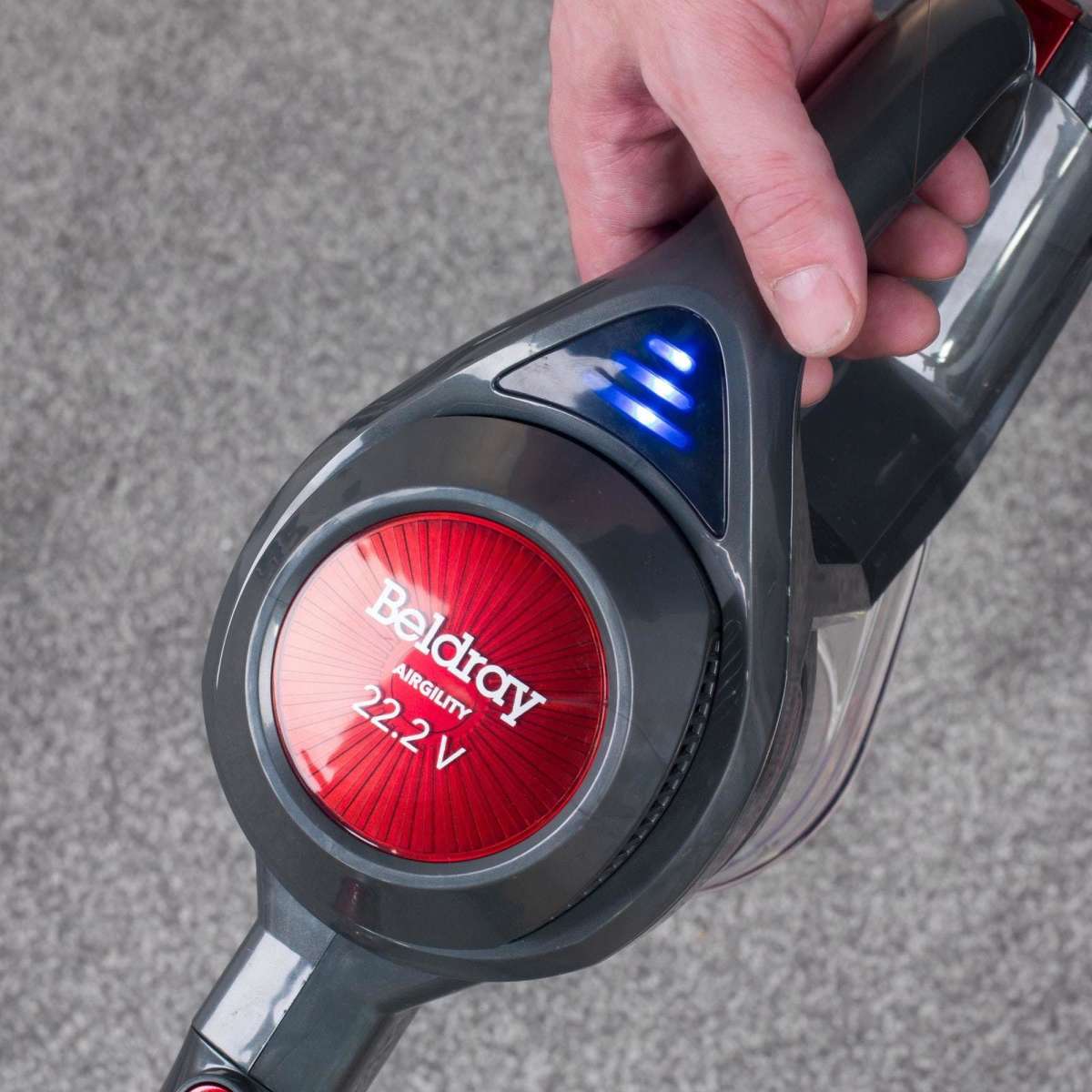 Beldray Airgility Cordless Stick Vacuum Lightweight For Hard Floor